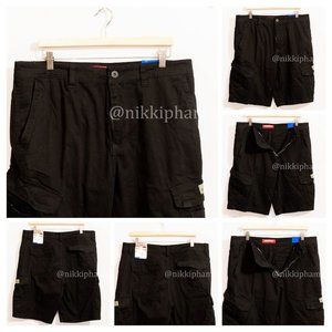 NWT ! Men Unionbay Cargo Shorts lightweight in  black